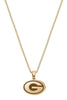 Georgia Bulldogs 24K Gold Plated Pendant Necklace - Findlay Rowe Designs