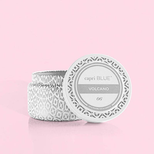 Capri Blue - Travel Tin - Volcano - White - Findlay Rowe Designs