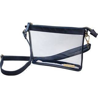 Small Clear Stadium Crossbody - Navy - Findlay Rowe Designs