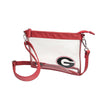 Small Clear Stadium Crossbody - University of Georgia Logo - Findlay Rowe Designs