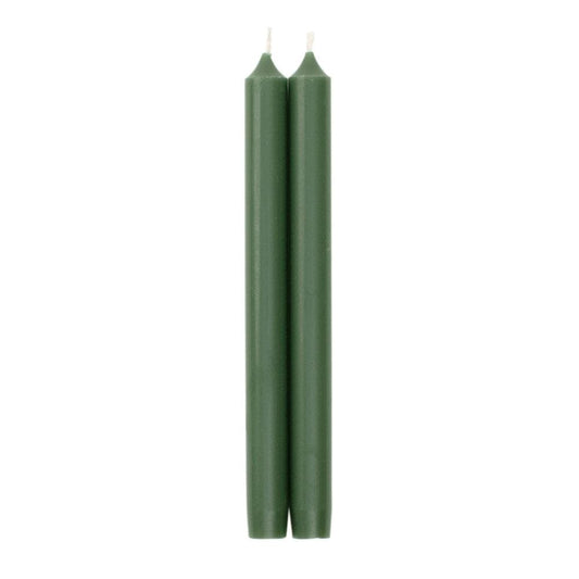 CASPARI - 10" HUNTER green candles - Findlay Rowe Designs
