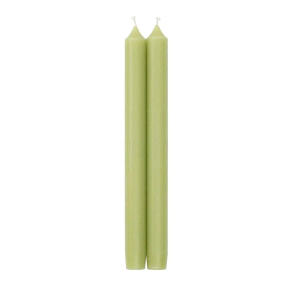 Straight Taper 10" Candles in Moss Green - Findlay Rowe Designs