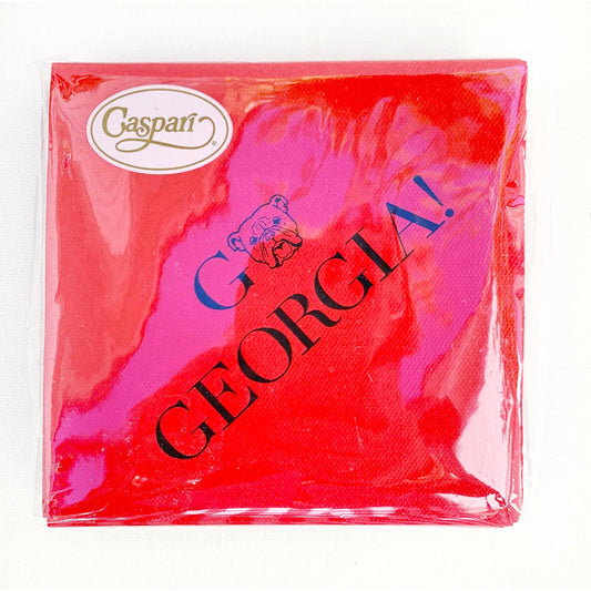 Caspari - Cocktail Napkins - Go Georgia Gameday - Findlay Rowe Designs