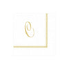 Caspari - Cocktail Napkins - Initial Hemstitch - Findlay Rowe Designs