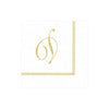 Caspari - Cocktail Napkins - Initial Hemstitch - Findlay Rowe Designs