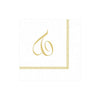 Caspari - Cocktail Napkins - Initial Hemstitch - Findlay Rowe Designs