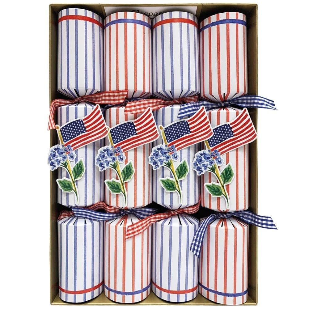 CASPARI - Flags and Hydrangeas Celebration Crackers - Findlay Rowe Designs