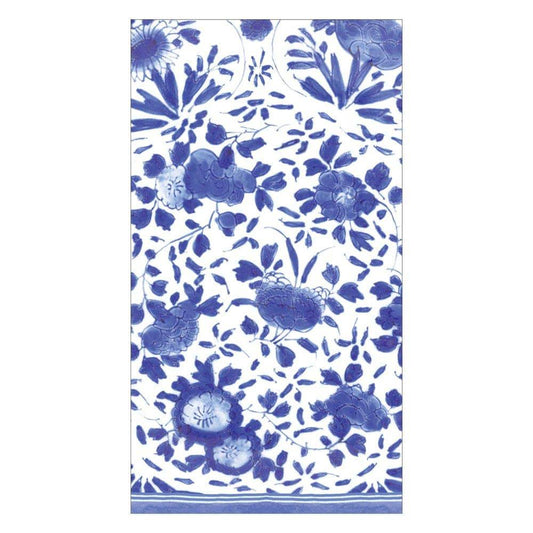 Caspari - Guest Towel Napkins - Delft - Blue - Findlay Rowe Designs