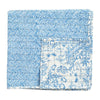 CASPARI -  Reversible Kantha Table Cover in Pagoda Toile & Blue Fretwork - Findlay Rowe Designs