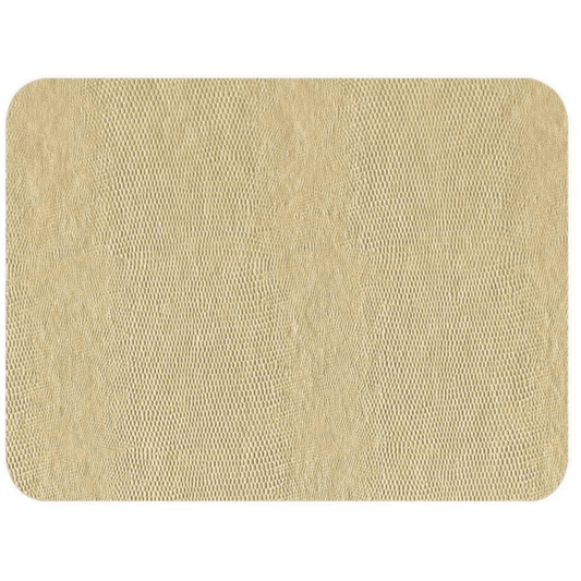 Caspari - Platinum Rectangle Lizard Felt-Backed Placemat- 1 Each - Findlay Rowe Designs