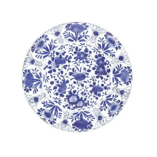 Delft Die-Cut Single Placemat in Blue - Findlay Rowe Designs