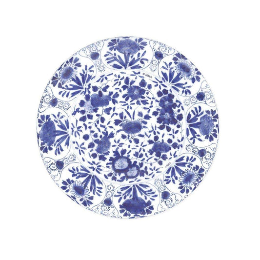 Caspari - Placemat - Die Cut - Delft Blue - Findlay Rowe Designs