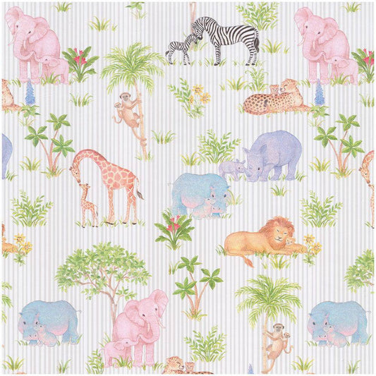 Caspari - Gift Wrapping Paper - Safari Baby - Findlay Rowe Designs