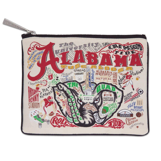 Catstudio Collegiate Zip Pouch Alabama - Findlay Rowe Designs