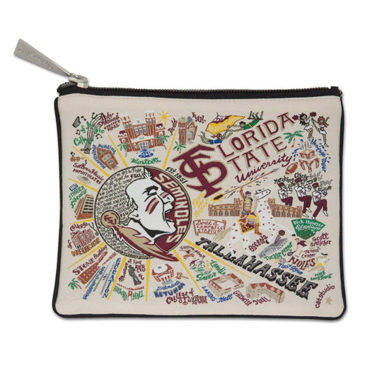 Catstudio - Collegiate Zip Pouch - Florida State University - Findlay Rowe Designs