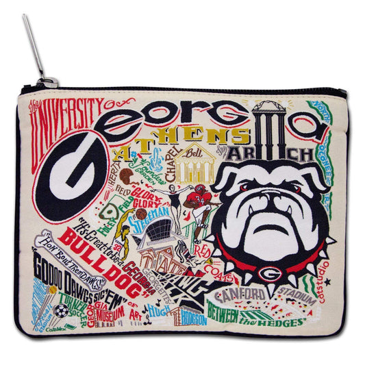 Catstudio - Collegiate Zip Pouch - Georgia, University of - Findlay Rowe Designs