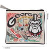 Catstudio - Collegiate Zip Pouch - Georgia, University of - Findlay Rowe Designs
