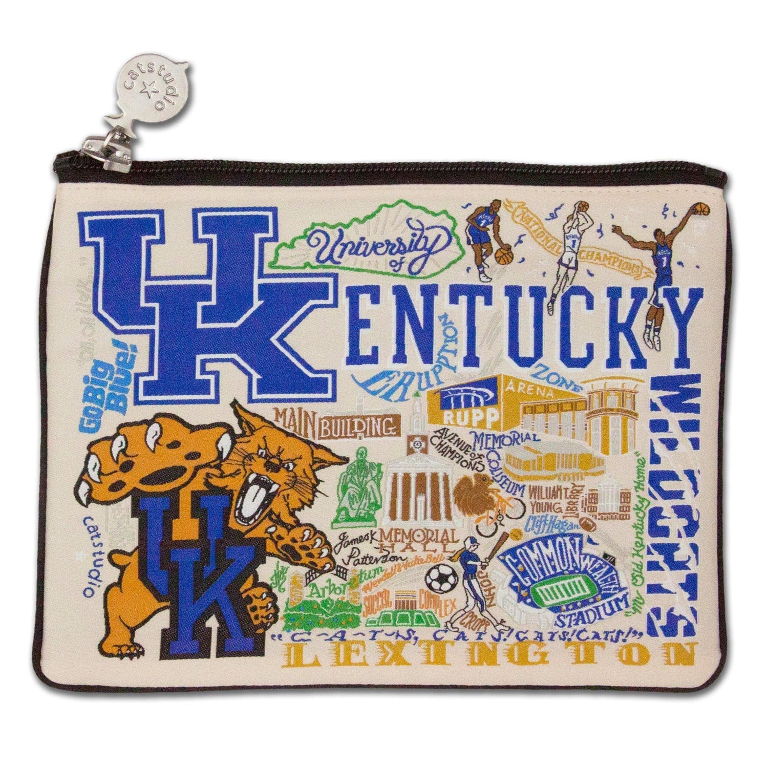 Catstudio Collegiate Zip Pouch Kentucky - Findlay Rowe Designs