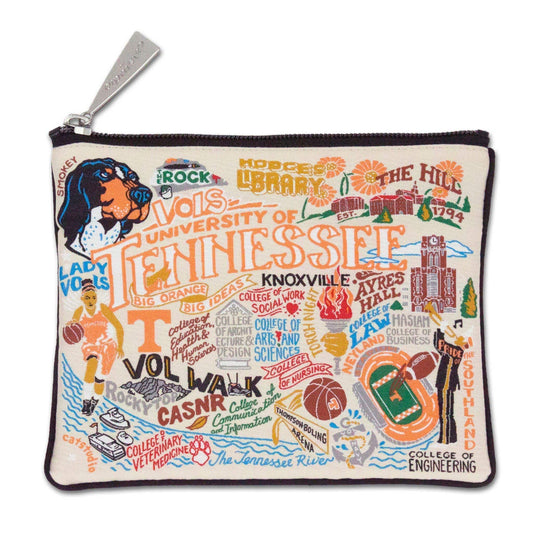 Catstudio - Collegiate Zip Pouch - Tennessee, University of - Findlay Rowe Designs