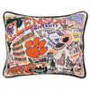 CATSTUDIO - Clemson University Collegiate Embroidered Pillow - Findlay Rowe Designs