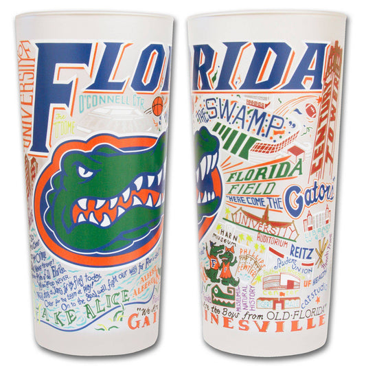 CATSTUDIO - Florida, University of Collegiate Drinking Glass - Findlay Rowe Designs