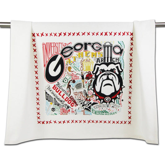 Catstudio Collegiate Dish Towel Georgia, University of - Findlay Rowe Designs