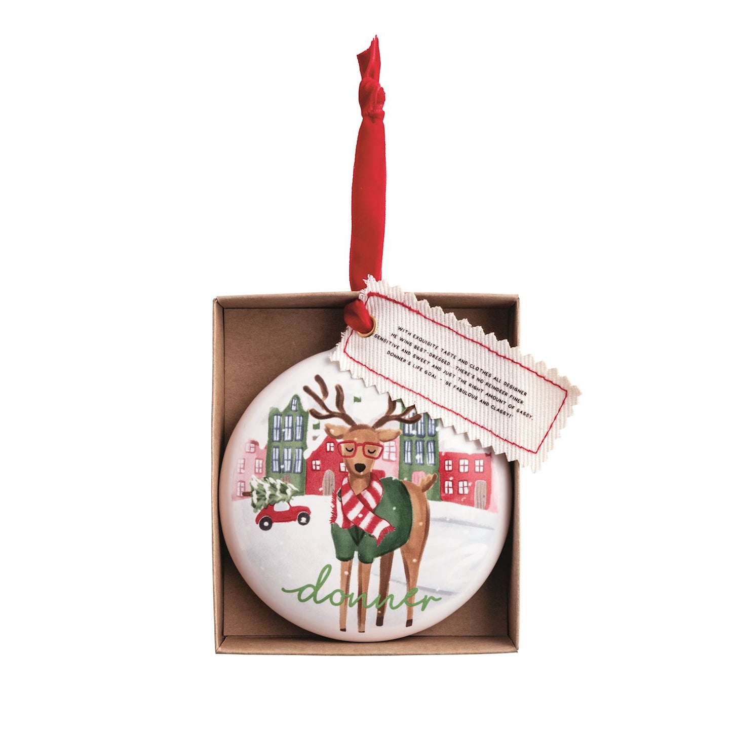 Mud Pie - Ornaments - Reindeer Name
