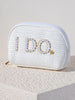 Shiraleah - "I Do" Zip Pouch - White