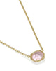 Kendra Scott - Necklace - Daphne Gold Frame Short Pendant - Light Pink Mother-of-Pearl