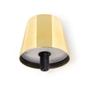 LED Cordless Bottle Lamp  with Lampshade - Gold
