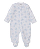 Kissy Kissy - Zip Footie - Sweet Sheep - Blue - Findlay Rowe Designs