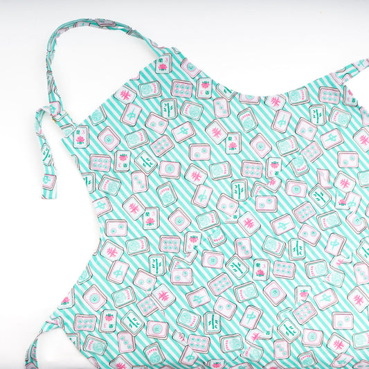 Adjustable Apron - Mahjong Stripes