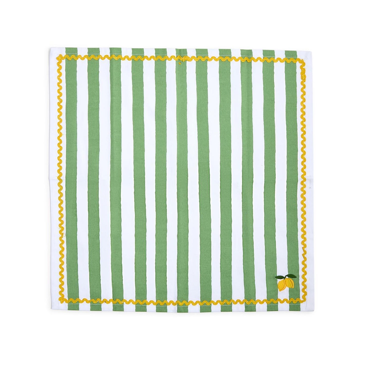 Dinner Napkins - Lemon Grove Embroidered Cloth - Set of 4 - Findlay Rowe Designs