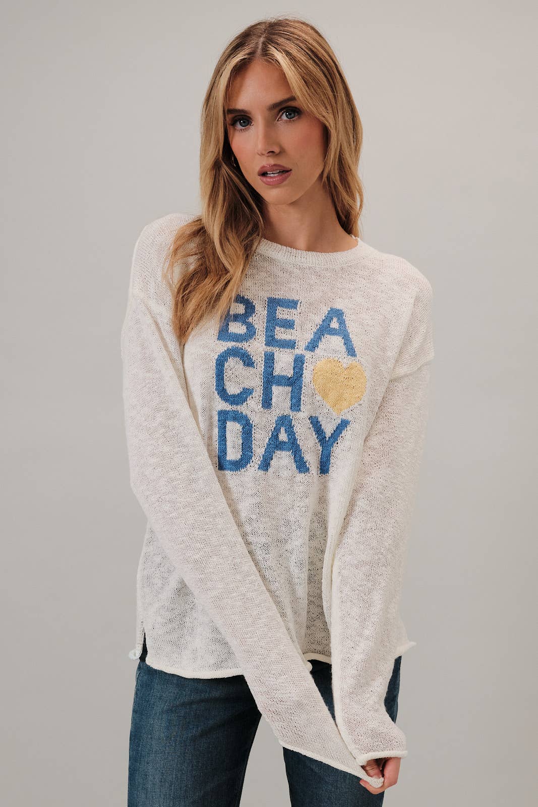 Sunday Edition by Le Lis - Mesh Sweater - Beach Day - Findlay Rowe Designs