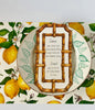 Hester & Cook - Table Menu Card - Bamboo