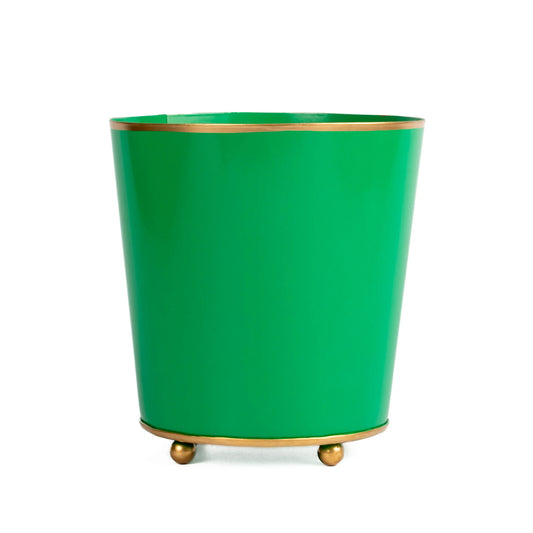 Cachepot -  Round Mattie Planter -  Green - Findlay Rowe Designs