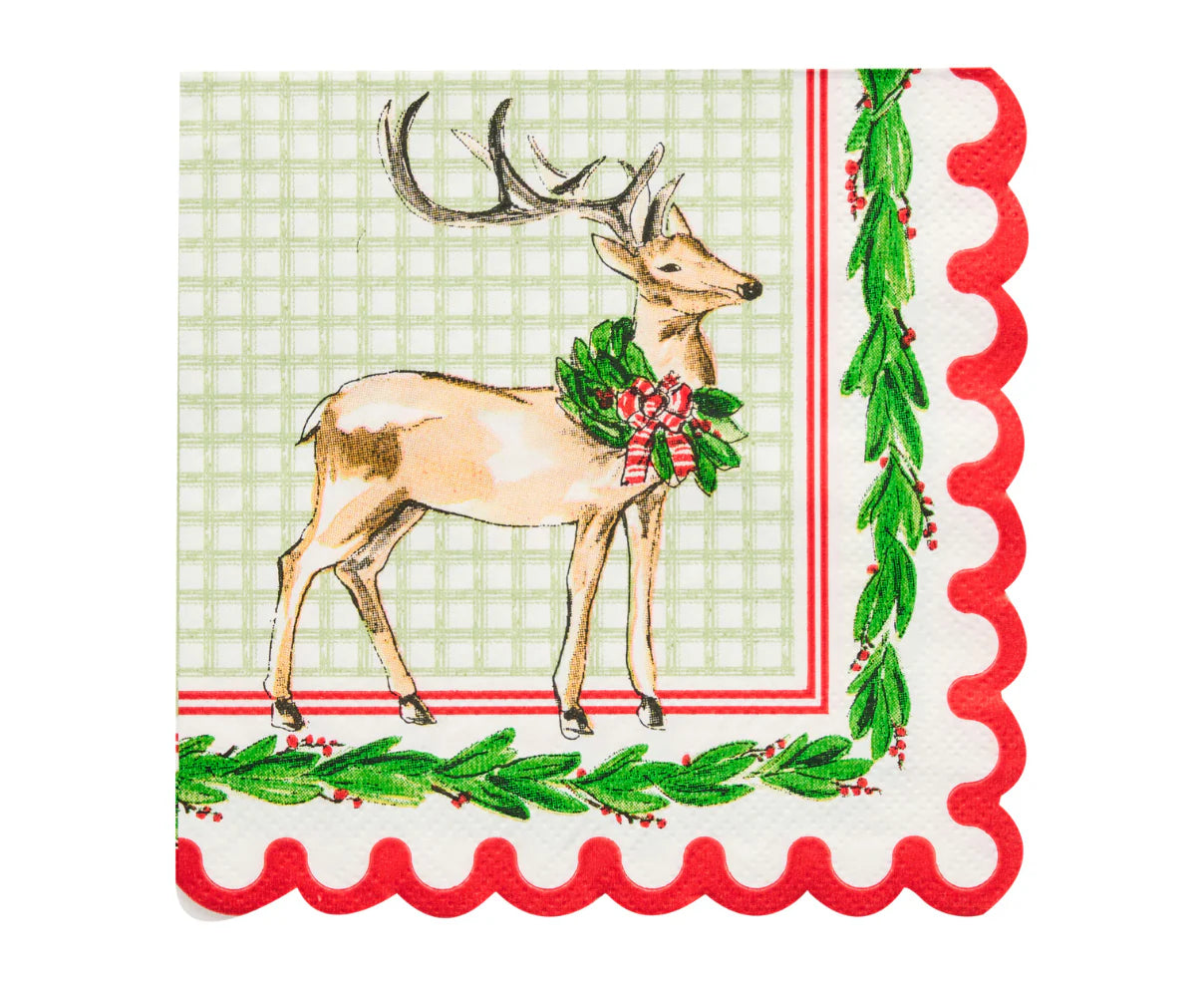 Sophistoplate - Cocktail Napkins - Holly Berry
