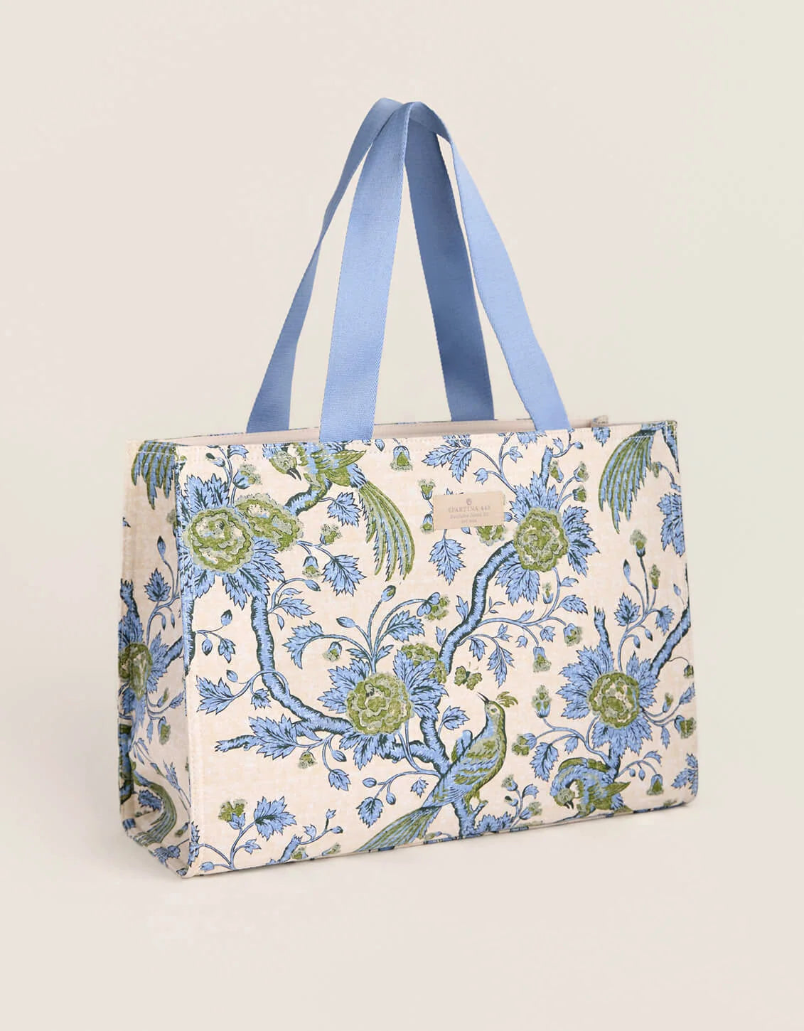 Spartina - Market Tote - Japonica Bird Green