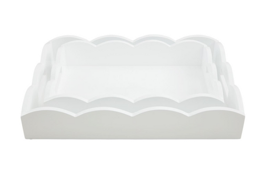 Mud Pie - Tray - Scallop Lacquer - Findlay Rowe Designs