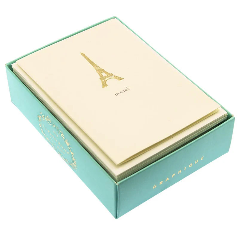 Graphique - La Petite Presse Notecards - Eiffel Tower