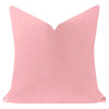 Laura Park- Blush Pink 22x22 Solid Velvet Pillow