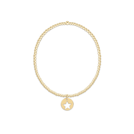 Enewton - Classic Gold 2mm Bracelet - Star Small Gold Disc - Findlay Rowe Designs