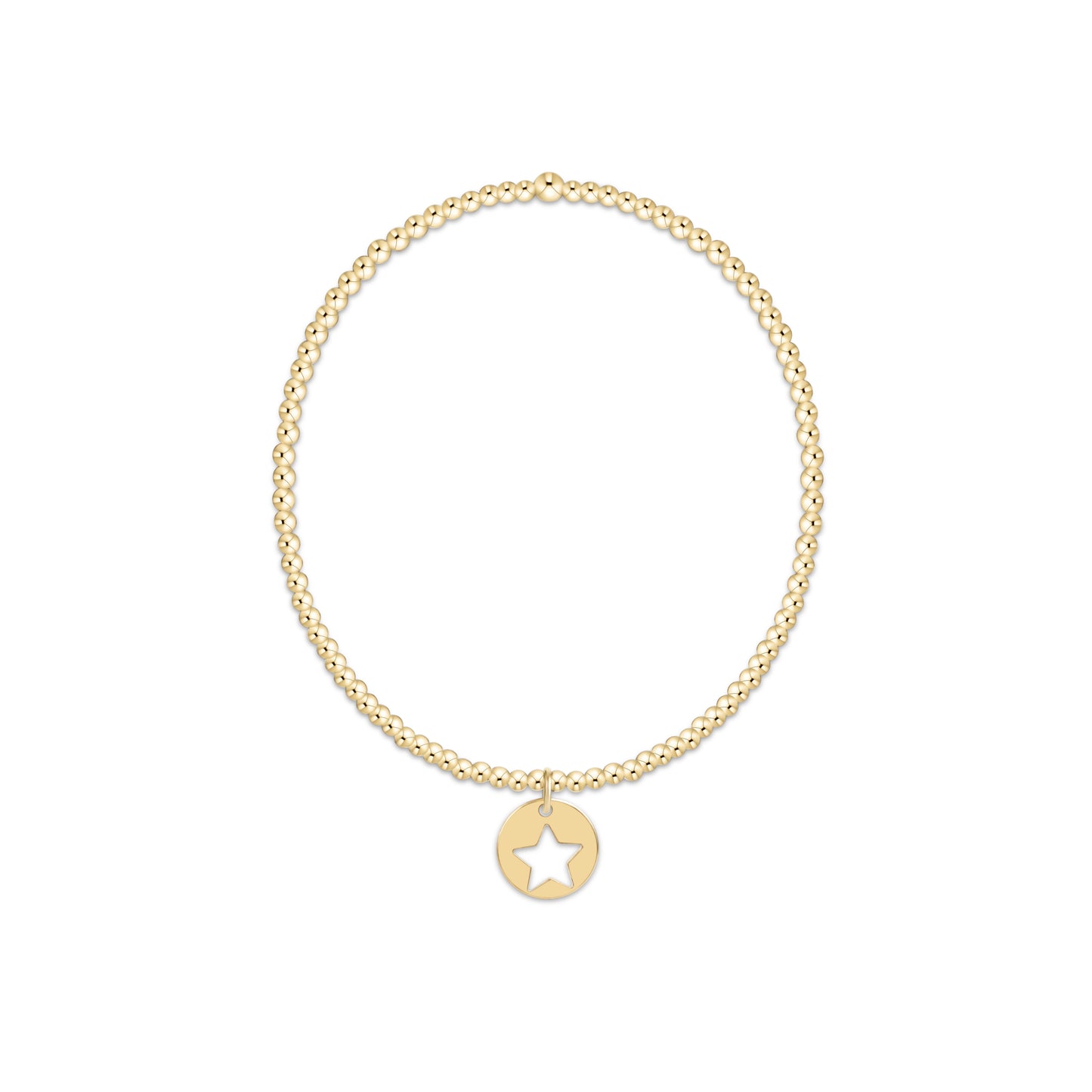 Enewton - Classic Gold 2mm Bracelet - Star Small Gold Disc - Findlay Rowe Designs