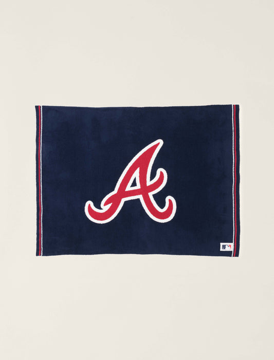 Barefoot Dreams - CozyChic Atlanta Braves Throw - Findlay Rowe Designs