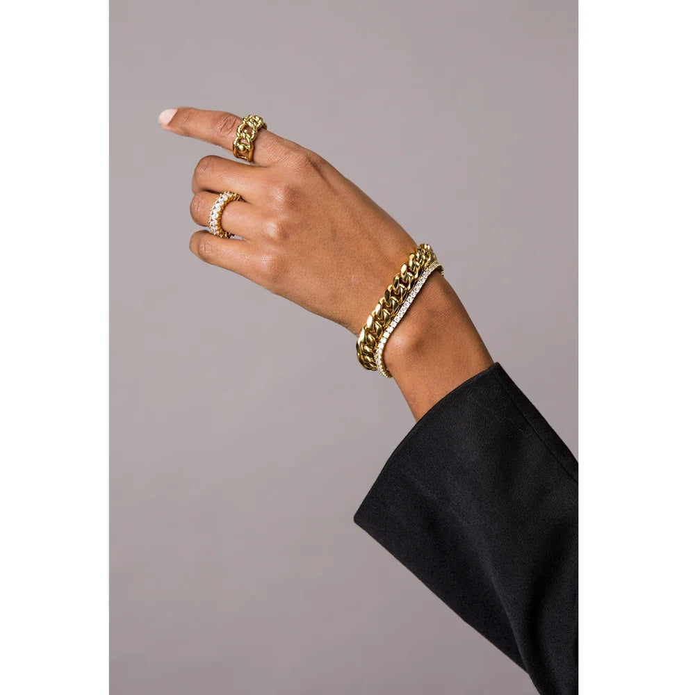 Sahira - Bracelet - Karla Tennis Bracelet - 6.5in