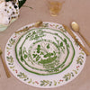 Beatriz Ball - Faenza Dinner Plate - White and Green - Findlay Rowe Designs