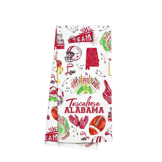 Swig - Tea Towel - Tailgates in Tuscaloosa - Findlay Rowe Designs
