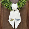 Wreath Sash Scarf  - 55in - Collegiate