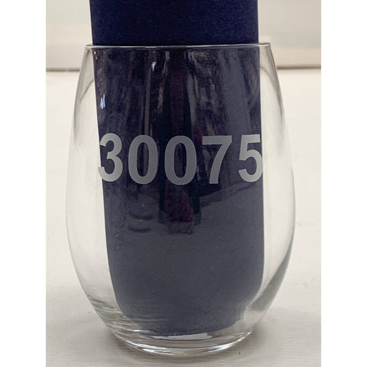 Stemless Wine - Georgia Zip Code - 30075 - Findlay Rowe Designs