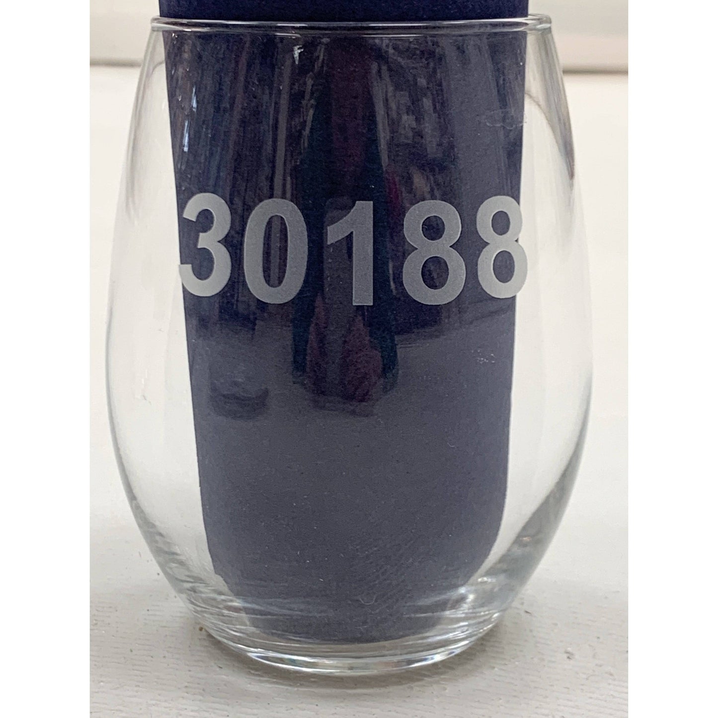 Stemless Wine - Georgia Zip Code - 30188 - Findlay Rowe Designs